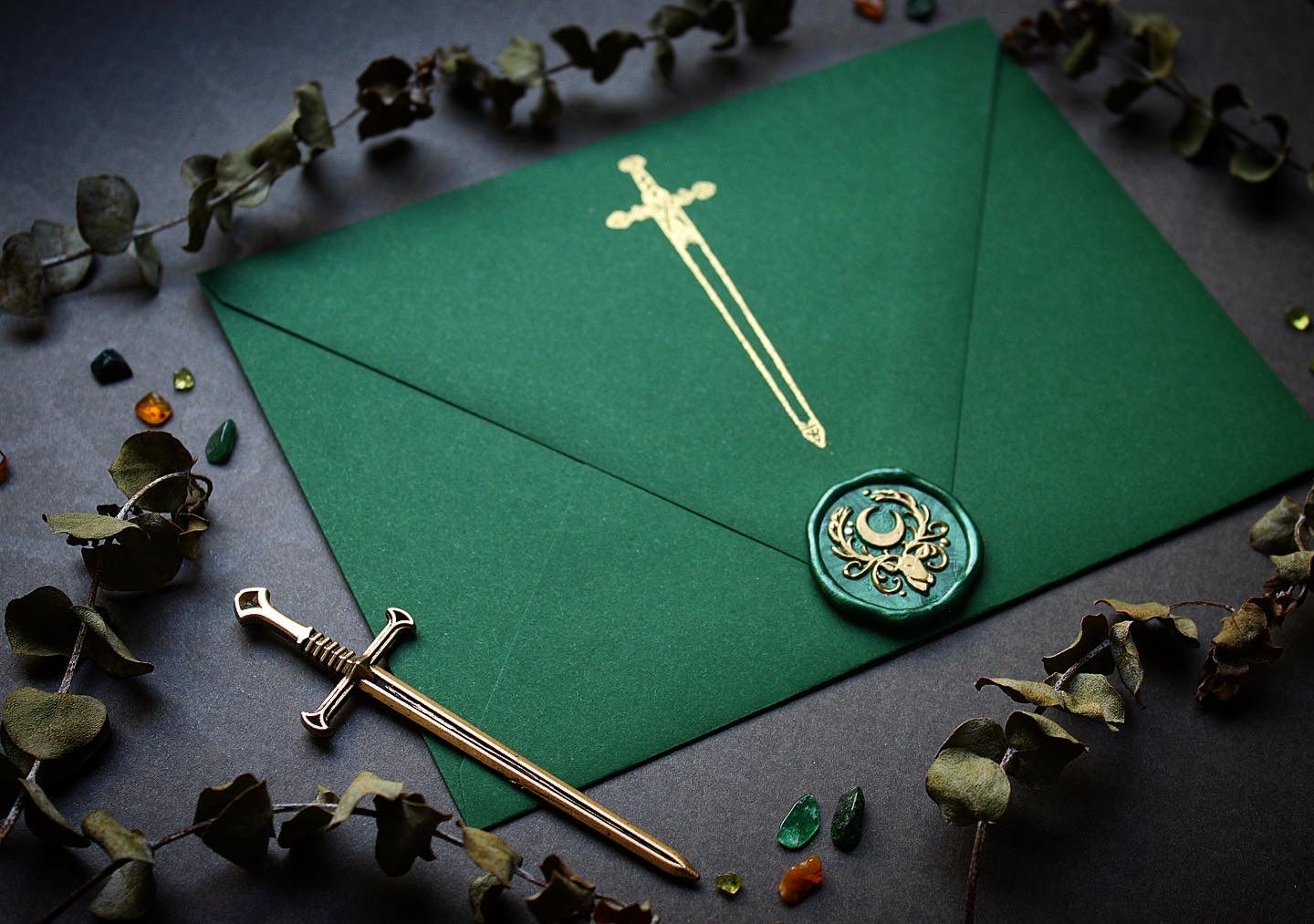 The Stag of Terrasen - Stationery Set (Throne of Glass)