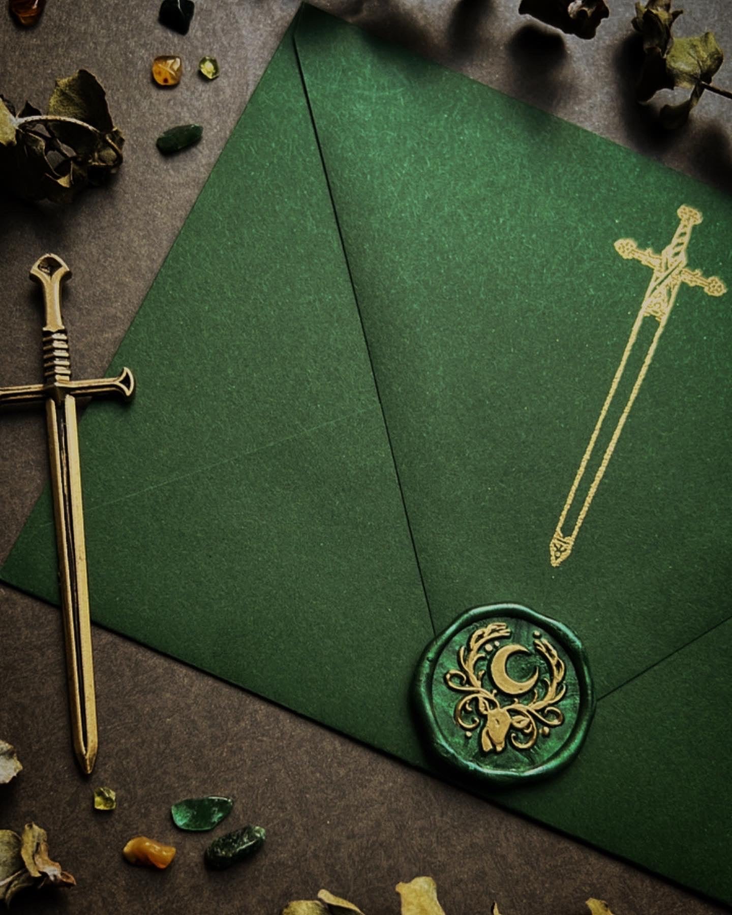The Stag of Terrasen - Stationery Set (Throne of Glass)