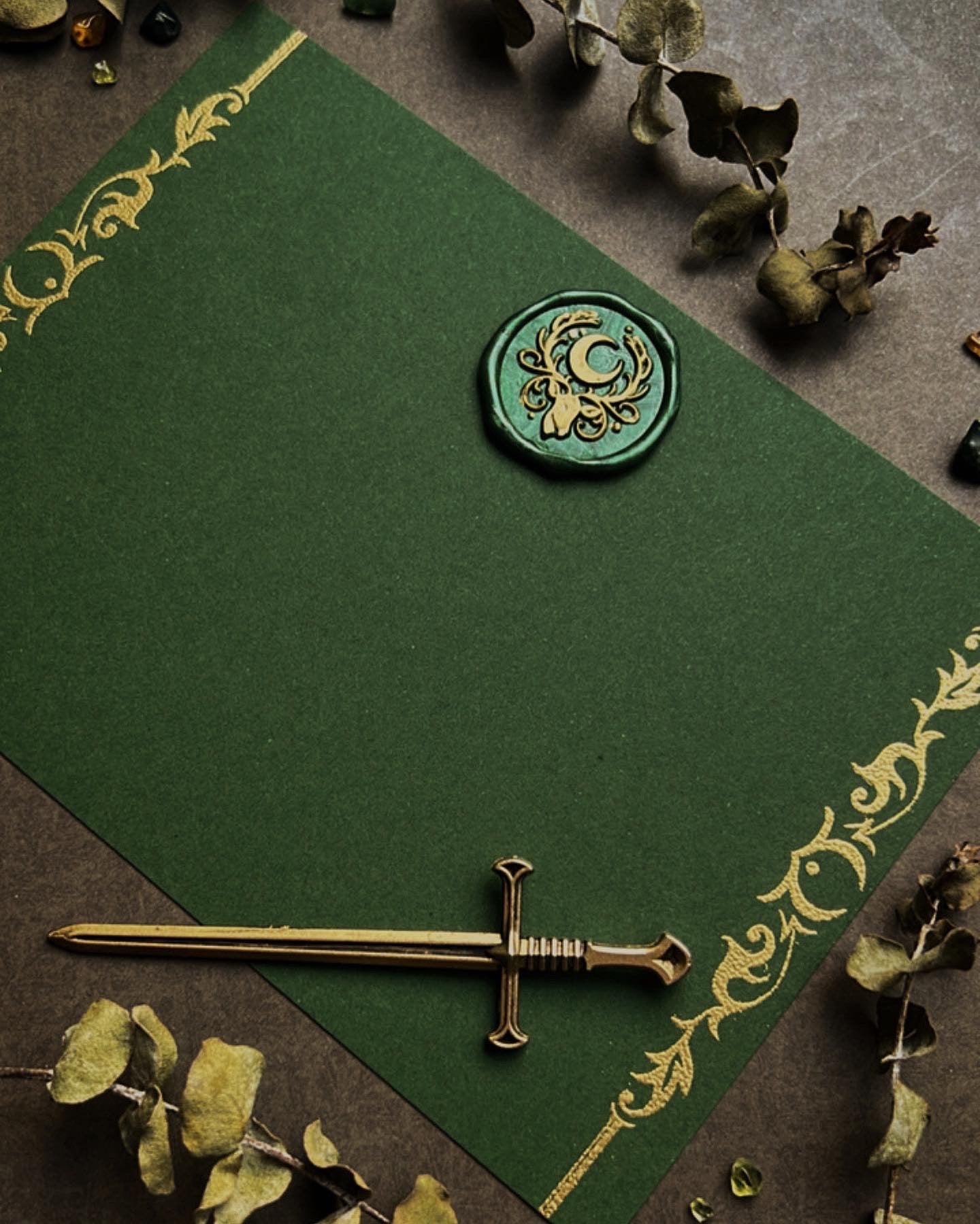 The Stag of Terrasen - Stationery Set (Throne of Glass)