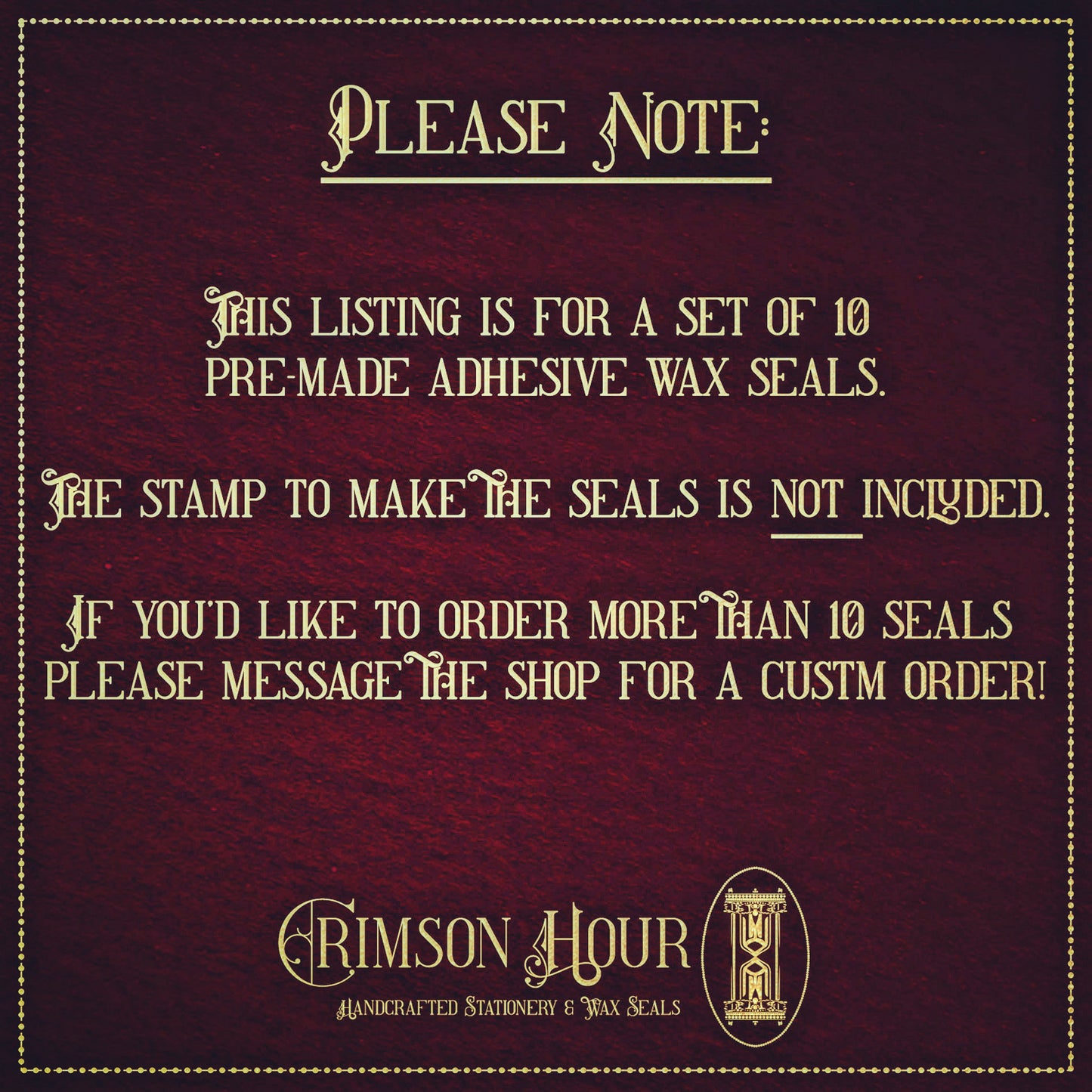 The City of Starlight - Wax Seal Set