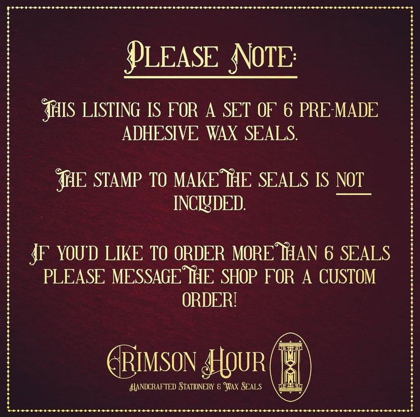 The Gothic Romance I - Wax Seal Set