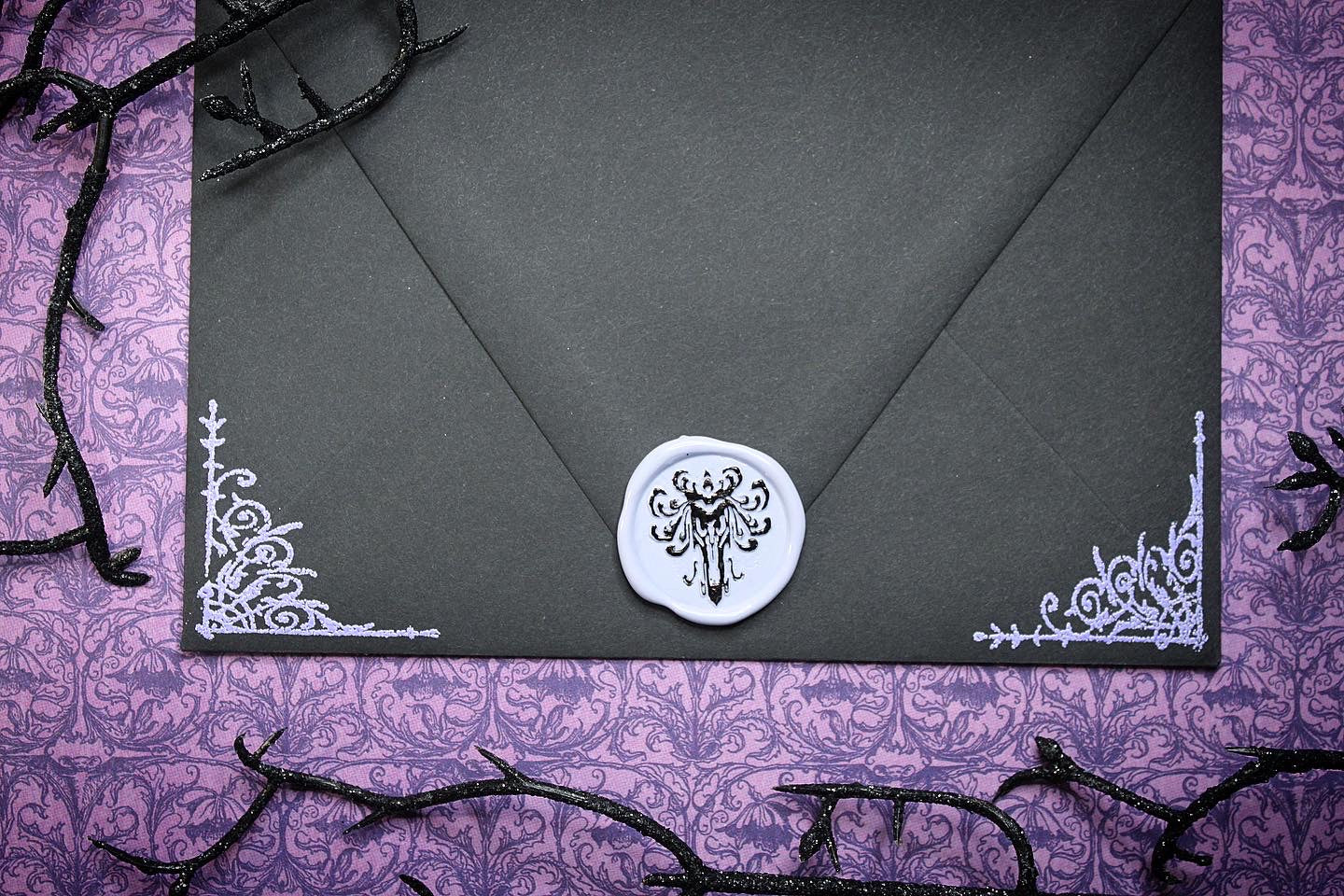 The Happy Haunts - Stationery Set - Black