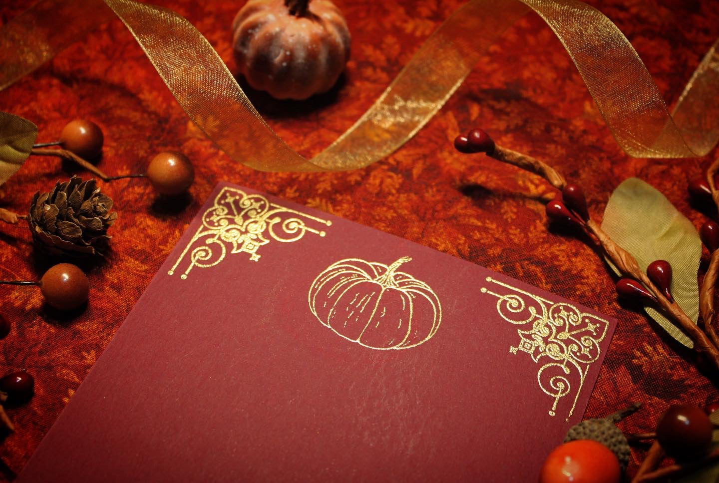 The Gilded Pumpkin - Stationery Set