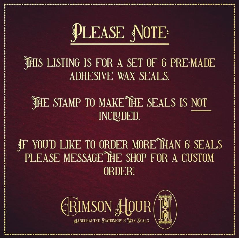 The Fire & Blood - Wax Seal Set (Game of Thrones/House of the Dragon)