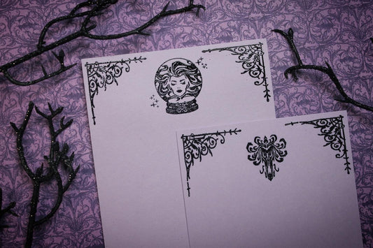 The Happy Haunts - Stationery Set - Purple