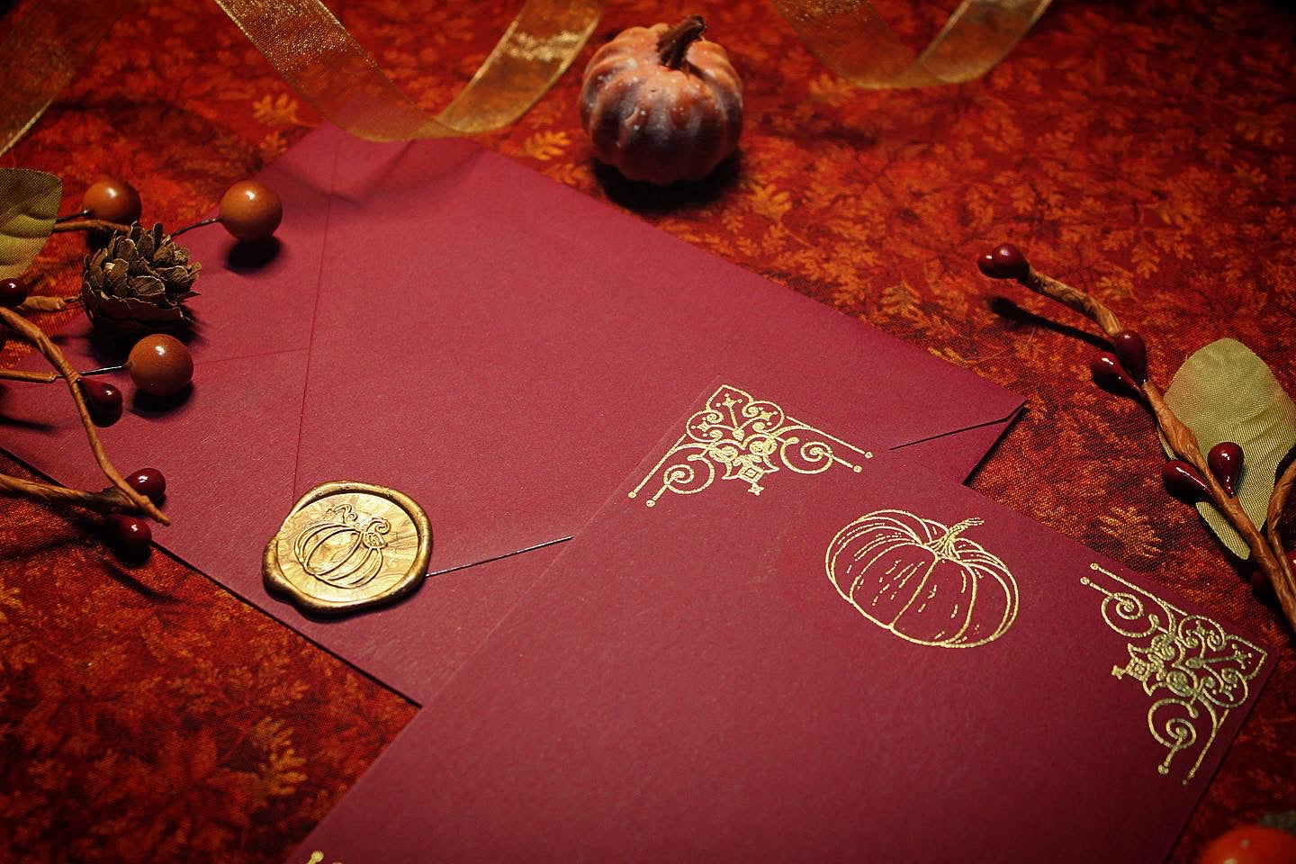 The Gilded Pumpkin - Stationery Set