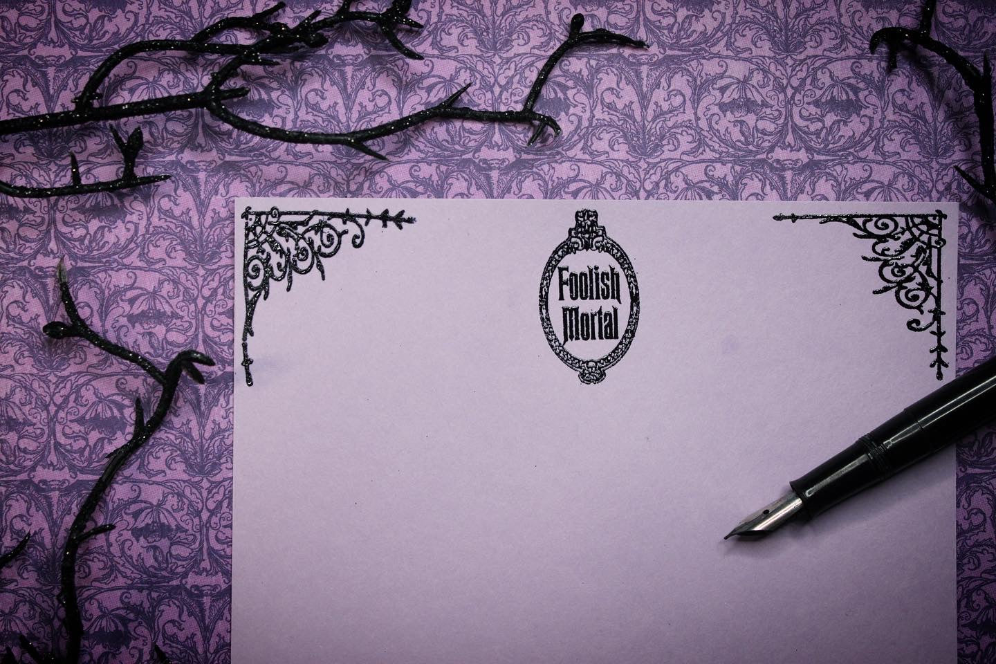 The Happy Haunts - Stationery Set - Purple